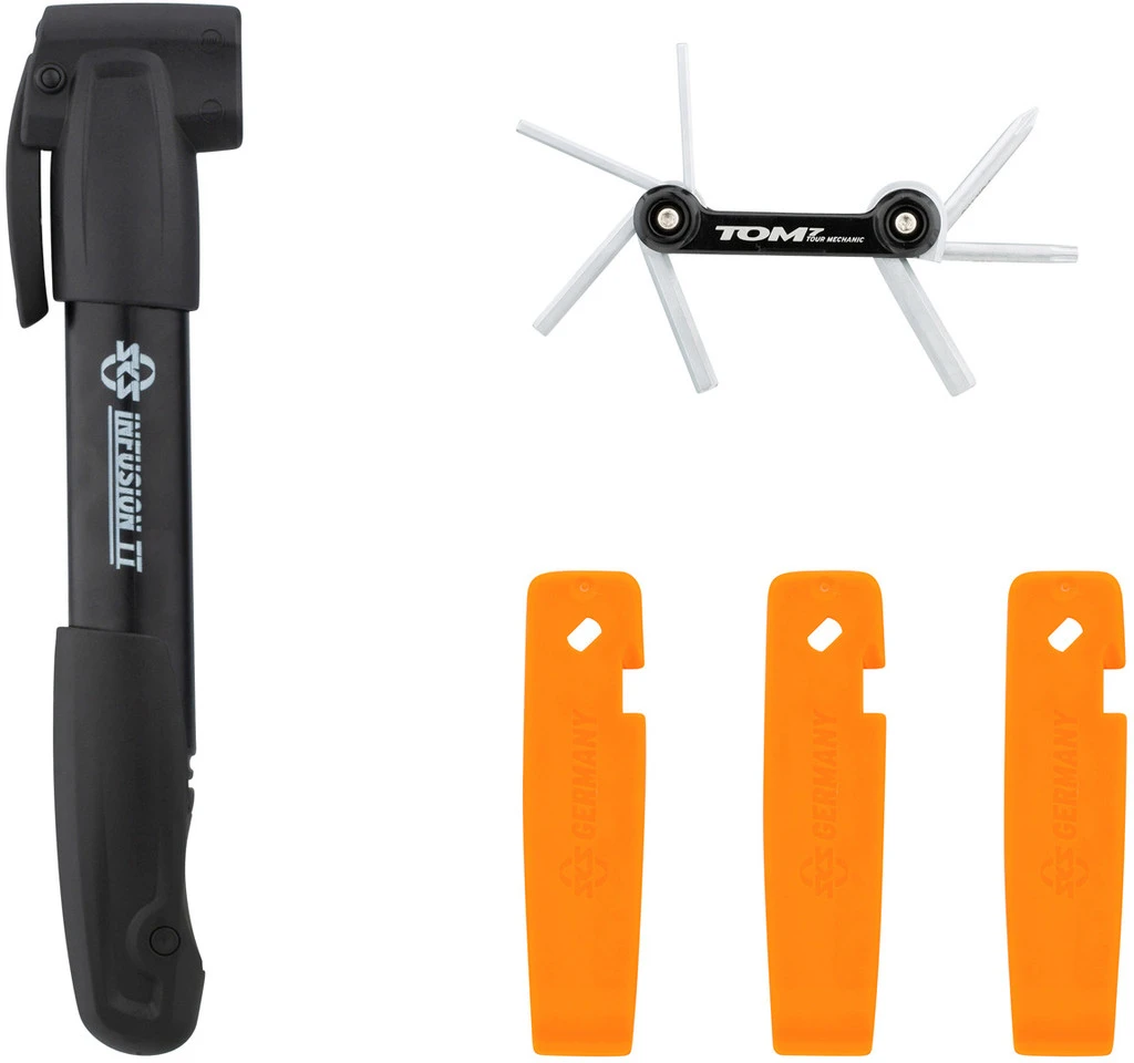 SKS Germany Set Minipumpe / Multitool / Reifenheber 1 SKS Germany Set Minipumpe / Multitool / Reifenheber