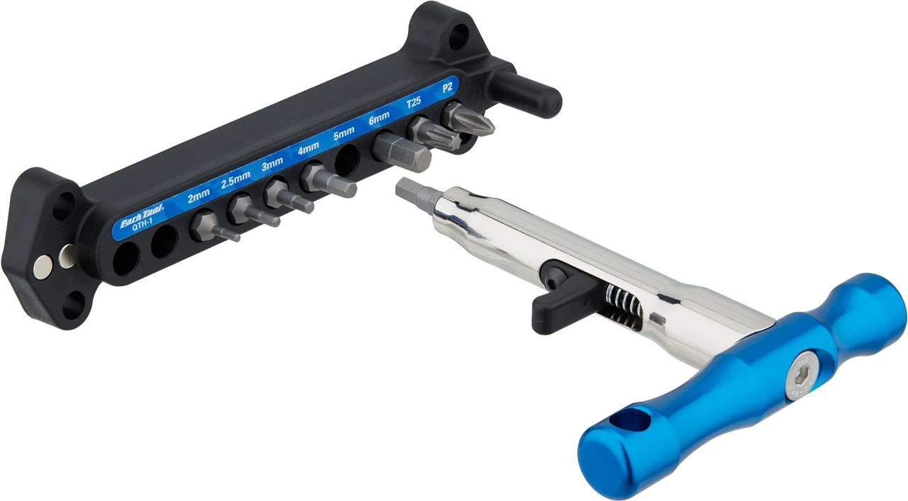 Parktool Schnellwechsel-T-Griff Mit Bits QTH-1 4 Parktool Schnellwechsel-T-Griff Mit Bits QTH-1 – Bild 4