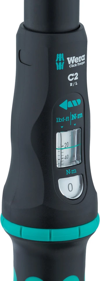Wera Click-Torque C 2 Push R/L Drehmomentschlüssel 20-100 Nm 5 Wera Click-Torque C 2 Push R/L Drehmomentschlüssel 20-100 Nm – Bild 5